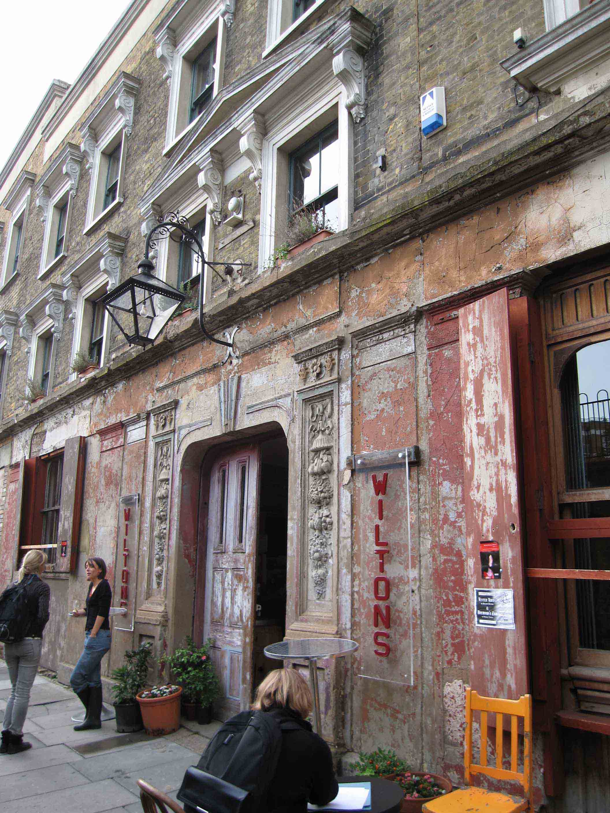 Wilton's music hall exterior